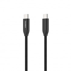 Cablu USB-C - USB-C, PD 240W, 2m, negru, textil, XCC1036 Choetech