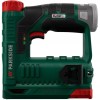 Capsator electric Parkside PAT 12 B2, 12V, fara fir, 140/min, magazie 100 capse/50 cuie, indicator umplere, compatibil Parkside X 12V Team