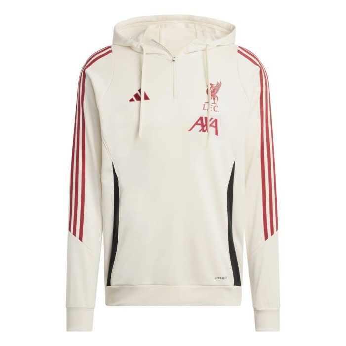FC Liverpool hanorac de bărbați cu glugă Track beige - XL