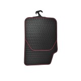 Covoare cauciuc interior universale cu dunga rosie set 4 bucati Cod: R01