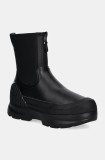 UGG cizme Neumel X Zip femei, culoarea negru, cu platforma, izolare usoara, 1158235-BLK