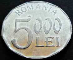 Moneda 5000 LEI - ROMANIA, anul 2002 *cod 138 foto