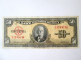 Cuba 50 Pesos 1958 aUNC la cel mai mic pret