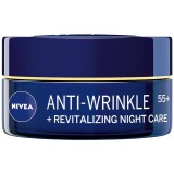 Cumpara ieftin Nivea Revitalizing cremă de noapte anti-&icirc;mbătr&acirc;nire antirid 55+ 50 ml