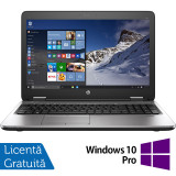 Cumpara ieftin Laptop Refurbished HP ProBook 650 G2, Intel Core i5-6200U 2.30GHz, 8GB DDR4, 256GB SSD, 15.6 Inch HD, Tastatura Numerica + Windows 10 Pro NewTechnolog