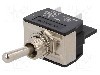 Intrerupator basculant, 2 pozitii, mod comutare OFF-ON, DPST, BULGIN - C3950BB