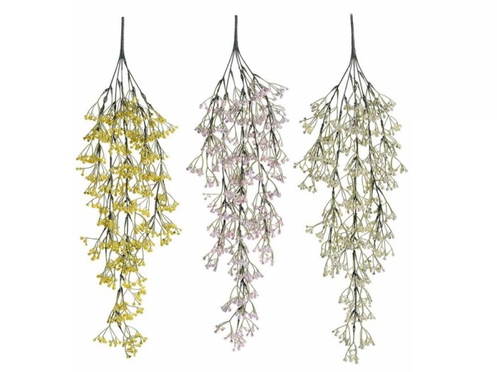 Set 6 plante artificiale multicolore 75 cm