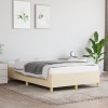 VidaXL Cadru de pat fără saltea cremă 120x190 cm țesătură 379520