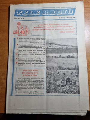 revista radio tv 26 februarie - 4 martie 1989 foto