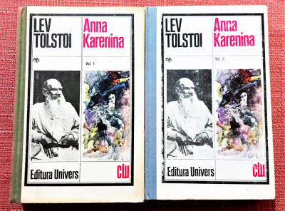 Anna Karenina 2 Volume (editie cartonata). Editura Univers, 1980 - Lev Tolstoi foto