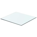 vidaXL Raft din sticlă transparentă, 40 x 30 cm