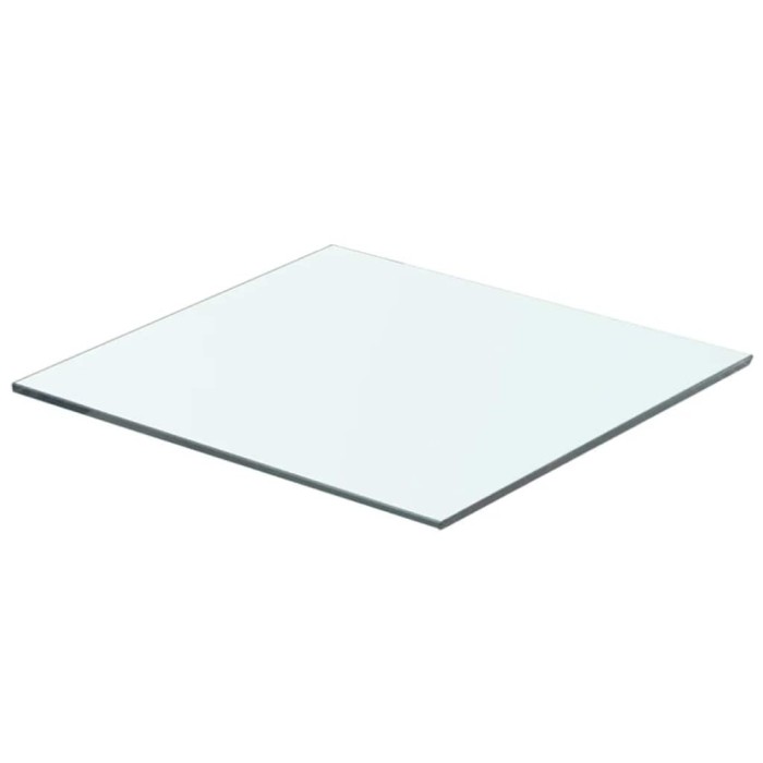 vidaXL Raft din sticlă transparentă, 40 x 30 cm 243816