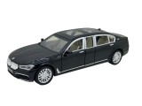 Macheta metal Limuzina BMW 760Li V12 XLG 1:24 negru Sunete si Lumini
