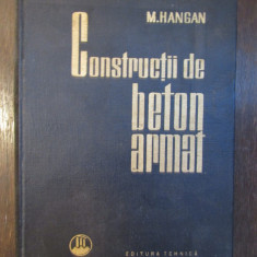 CONSTRUCTII DE BETON ARMAT-M.HANGAN