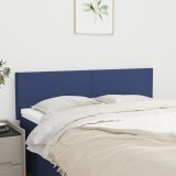 Cumpara ieftin Tăblii de pat, 2 buc., albastru, 72x5x78/88 cm, textil