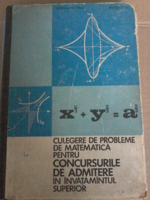 Constantin Perju - Culegere de probleme de matematica foto