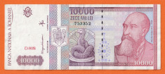 Romania, 10000 lei 1994_serie D.0026~753352 * 4 foto