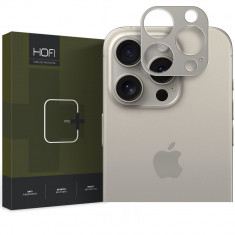 Folie de protectie camera Hofi Alucam Pro+ pentru Apple iPhone 15 Pro/15 Pro Max Titanium