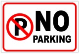 Indicator pentru marcare no parking