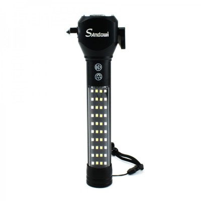 Lanterna LED multifunctionala, 3 moduri luminare, 10W foto