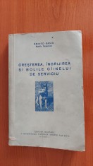 CRESTEREA INGRIJIREA SI BOLILE CAINELUI DE SERVICIU - ROMEO RANG FOARTE RARA !!