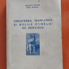 CRESTEREA INGRIJIREA SI BOLILE CAINELUI DE SERVICIU - ROMEO RANG FOARTE RARA !!