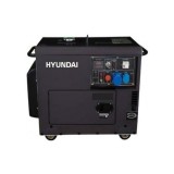 Generator de curent monofazat cu motor diesel HYUNDAI DHY6001SE, 4.6KW HardWork ToolsRange