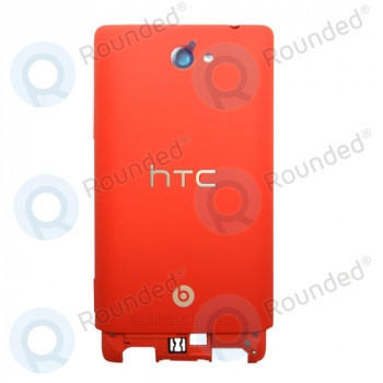 Capac baterie roșu pentru HTC Windows Phone 8S incl. fereastra camerei 74H02346-03M foto