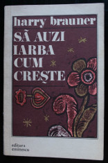 Harry Brauner - Sa auzi iarba cum cre?te (coperta de Done Stan) foto