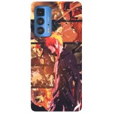 Husa compatibila cu Motorola G100 model Kurosaki ichigo Bleach, Silicon, TPU, Viceversa, Transparent, Carcasa