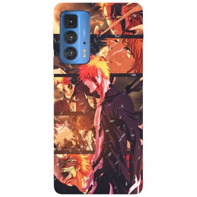 Husa compatibila cu Motorola Edge 20 model Kurosaki ichigo Bleach, Silicon, TPU, Viceversa foto