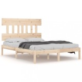 Cumpara ieftin Cadru de pat mic dublu, 120x190 cm, lemn masiv