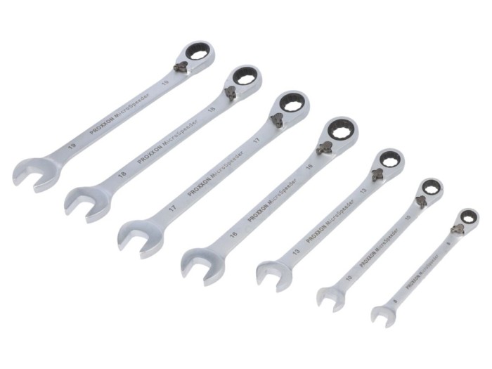 Set Chei Combinată MicroSpeeder 7 Bucăți
