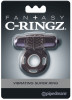 Inel penis cu vibrator, Fantasy C-Ringz, Negru