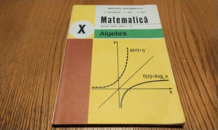 MATEMATICA - Algebra - cl. a X -a - C. Nastasescu, C. Nita, S. Popa - 1994