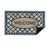 Covoras usa cu mesaj Welcome, 75 x 45 cm, Negru/Gri, General