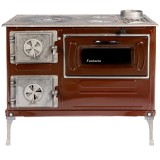 Soba pe lemne Fantazia 6.7 kW cu plita pentru gatit, evacuare dreapta