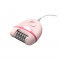 Epilator Philips Satinelle, 2 viteze, maner ergonomic, accesorii incluse, Roz