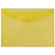 Mapă Documente, Plastic, A4, Capsă, Culoare Galbenă
