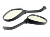 Oglinzi Moto Negre Revo, Filet M8, Carcasa Plastic, Universal