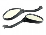 Oglinzi Moto Negre Revo, Filet M8, Carcasa Plastic, Universal