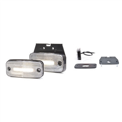 LAMPA GABARIT LED 1136 W157, 12V-24V, POZITIE ALB WAS 43469 foto