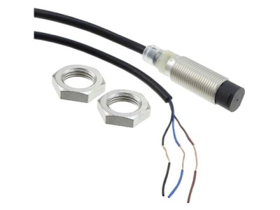 Senzor inductiv OMRON E2B 0-8mm PNP NO 10-30V M12 IP67 alamă foto