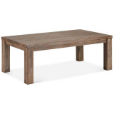 Rectangular Solid Acacia Coffee Table 140x80 cm Alaska