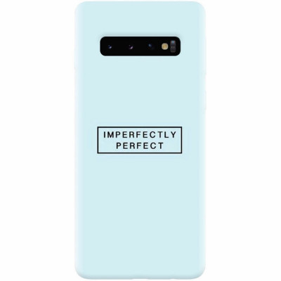 Husa silicon pentru Samsung Galaxy S10 Plus, Imperfectly Perfect foto