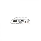 Set garnituri chiulasa FIAT ULYSSE (179AX) 2.2 JTD 2002-2006 CORTECO 418712P