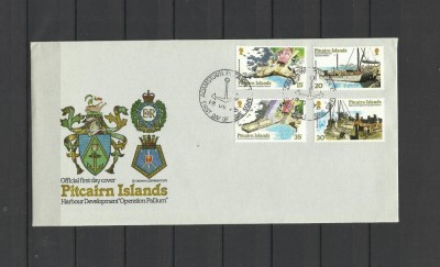 PITCAIRN 1979 PORTURI NAVE VAPOARE FDC foto