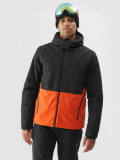 Geacă de schi membrana 8000 pentru bărbați - portocalie, 4F Sportswear