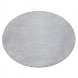 Covor rotund INDUS argint 91 simplu, melange, cerc 100 cm