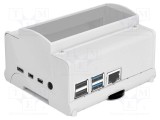 Carcasă laptop ELBAG gri 101mm pentru şină DIN